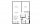 A1C-ALT - 1 bedroom floorplan layout with 1 bath and 702 to 716 square feet.