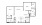 B3 - 2 bedroom floorplan layout with 2 baths and 1202 to 1337 square feet.